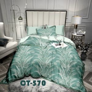 Bộ chăn ga gối Tencel - Drap24 TC570