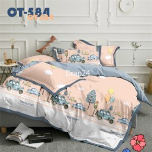 Bộ chăn ga gối Tencel - Drap24 TC584