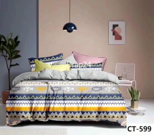 Bộ chăn ga gối Tencel - Drap24 TC599