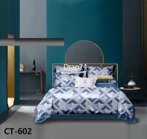 Bộ chăn ga gối Tencel - Drap24 TC602