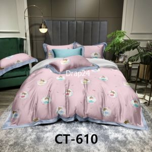 Bộ chăn ga gối Tencel - Drap24 TC610