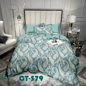 Bộ chăn ga gối Tencel - Drap24 TC579