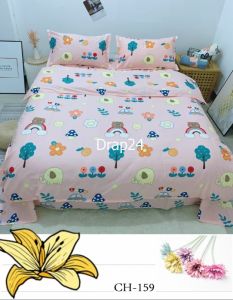 Bộ chăn ga gối Cotton Satin - Drap24 CTS159